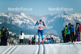 25.03.2022, Zweisimmen-Sparenmoos, Switzerland (SUI): Nadine Faehndrich (SUI) - Swiss Championships cross-country, skiathlon, Zweisimmen-Sparenmoos (SUI). www.nordicfocus.com. © Modica/NordicFocus. Every downloaded picture is fee-liable.