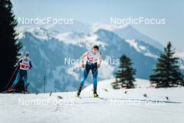 25.03.2022, Zweisimmen-Sparenmoos, Switzerland (SUI): Anja Weber (SUI) - Swiss Championships cross-country, skiathlon, Zweisimmen-Sparenmoos (SUI). www.nordicfocus.com. © Modica/NordicFocus. Every downloaded picture is fee-liable.