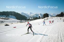 25.03.2022, Zweisimmen-Sparenmoos, Switzerland (SUI): Gianna Chiara Wohler (SUI) - Swiss Championships cross-country, skiathlon, Zweisimmen-Sparenmoos (SUI). www.nordicfocus.com. © Modica/NordicFocus. Every downloaded picture is fee-liable.