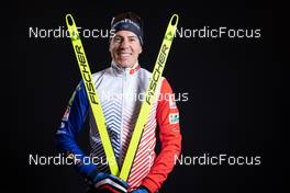 30.11.2022, Kontiolahti, Finland (FIN): Quentin Fillon Maillet (FRA) - IBU World Cup Biathlon, photoshooting, Kontiolahti (FIN). www.nordicfocus.com. © Manzoni/NordicFocus. Every downloaded picture is fee-liable.