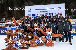12.01.2023, Ruhpolding, Germany (GER): Dorothea Wierer (ITA), Lisa Vittozzi (ITA), (l-r) - IBU World Cup Biathlon, individual women, Ruhpolding (GER). www.nordicfocus.com. © Manzoni/NordicFocus. Every downloaded picture is fee-liable.