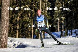 09.03.2023, Oestersund, Sweden, (SWE): Johannes Kuehn (GER) - IBU World Cup Biathlon, individual men, Oestersund (SWE). www.nordicfocus.com. © Manzoni/NordicFocus. Every downloaded picture is fee-liable.