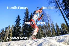 09.03.2023, Oestersund, Sweden, (SWE): Simon Eder (AUT) - IBU World Cup Biathlon, individual men, Oestersund (SWE). www.nordicfocus.com. © Manzoni/NordicFocus. Every downloaded picture is fee-liable.