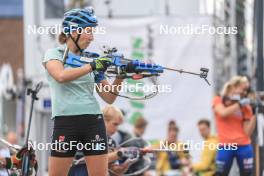 05.08.2023, Sandnes, Norway (NOR): Franziska Preuss (GER) - BLINK23 Festival Biathlon - Sandnes (NOR). www.nordicfocus.com. © Manzoni/NordicFocus. Every downloaded picture is fee-liable.