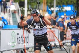 04.08.2023, Sandnes, Norway (NOR): Roman Rees (GER) - BLINK23 Festival Biathlon - Sandnes (NOR). www.nordicfocus.com. © Manzoni/NordicFocus. Every downloaded picture is fee-liable.