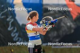 04.08.2023, Sandnes, Norway (NOR): Franziska Preuss (GER) - BLINK23 Festival Biathlon - Sandnes (NOR). www.nordicfocus.com. © Manzoni/NordicFocus. Every downloaded picture is fee-liable.