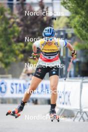 04.08.2023, Sandnes, Norway (NOR): Franziska Preuss (GER) - BLINK23 Festival Biathlon - Sandnes (NOR). www.nordicfocus.com. © Manzoni/NordicFocus. Every downloaded picture is fee-liable.