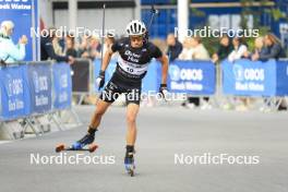 04.08.2023, Sandnes, Norway (NOR): Eric Perrot (FRA) - BLINK23 Festival Biathlon - Sandnes (NOR). www.nordicfocus.com. © Manzoni/NordicFocus. Every downloaded picture is fee-liable.