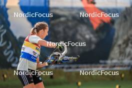 04.08.2023, Sandnes, Norway (NOR): Franziska Preuss (GER) - BLINK23 Festival Biathlon - Sandnes (NOR). www.nordicfocus.com. © Manzoni/NordicFocus. Every downloaded picture is fee-liable.