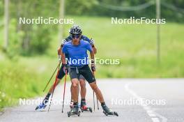 31.05.2023, Col Bayard, France (FRA): Quentin Fillon Maillet (FRA) - Biathlon summer training, Col Bayard (FRA). www.nordicfocus.com. © Thibaut/NordicFocus. Every downloaded picture is fee-liable.