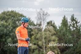 12.09.2023, Font-Romeu, France (FRA): Sebastian Samuelsson (SWE) - Biathlon training, Font-Romeu (FRA). www.nordicfocus.com. © Authamayou/NordicFocus. Every downloaded picture is fee-liable.