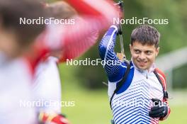 31.05.2023, Col Bayard, France (FRA): Oscar Lombardot (FRA) - Biathlon summer training, Col Bayard (FRA). www.nordicfocus.com. © Thibaut/NordicFocus. Every downloaded picture is fee-liable.