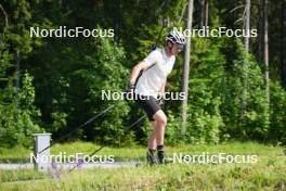 03.06.2023, Ruhpolding, Germany (GER): Niklas Hartweg (SUI) - Biathlon summer training, Ruhpolding (GER). www.nordicfocus.com. © Reiter/NordicFocus. Every downloaded picture is fee-liable.