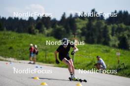 01.06.2023, La Feclaz, France (FRA): Lou Jeanmonnot (FRA) - Biathlon summer training, La Feclaz (FRA). www.nordicfocus.com. © Joly/NordicFocus. Every downloaded picture is fee-liable.