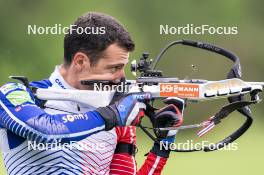 31.05.2023, Col Bayard, France (FRA): Quentin Fillon Maillet (FRA) - Biathlon summer training, Col Bayard (FRA). www.nordicfocus.com. © Thibaut/NordicFocus. Every downloaded picture is fee-liable.