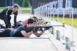 04.06.2023, Ruhpolding, Germany (GER): Niklas Hartweg (SUI) - Biathlon summer training, Ruhpolding (GER). www.nordicfocus.com. © Reiter/NordicFocus. Every downloaded picture is fee-liable.