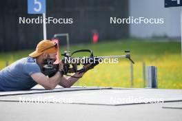 04.06.2023, Ruhpolding, Germany (GER): Dajan Danuser (SUI) - Biathlon summer training, Ruhpolding (GER). www.nordicfocus.com. © Reiter/NordicFocus. Every downloaded picture is fee-liable.