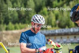 22.09.2023, Bessans, France (FRA): Fabien Claude (FRA) - Biathlon training, Bessans (FRA). www.nordicfocus.com. © Authamayou/NordicFocus. Every downloaded picture is fee-liable.