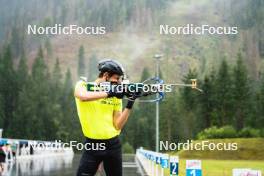 28.08.2023, Obertilliach, Austria (AUT): Sturla Holm Laegreid (NOR) - Biathlon summer training, Obertilliach (AUT). www.nordicfocus.com. © Barbieri/NordicFocus. Every downloaded picture is fee-liable.