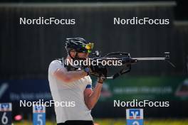 03.06.2023, Ruhpolding, Germany (GER): Dajan Danuser (SUI) - Biathlon summer training, Ruhpolding (GER). www.nordicfocus.com. © Reiter/NordicFocus. Every downloaded picture is fee-liable.