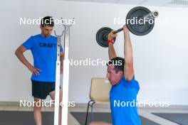 30.05.2023, Col Bayard, France (FRA): Quentin Fillon Maillet (FRA) - Biathlon summer training, Col Bayard (FRA). www.nordicfocus.com. © Thibaut/NordicFocus. Every downloaded picture is fee-liable.