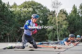 30.08.2023, Font-Romeu, France (FRA): Quentin Fillon-Maillet (FRA) - Biathlon training, Font-Romeu (FRA). www.nordicfocus.com. © Authamayou/NordicFocus. Every downloaded picture is fee-liable.