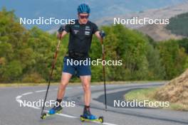 3.09.2023, Font-Romeu, France (FRA): Sebastian Samuelsson (SWE) - Biathlon training, Font-Romeu (FRA). www.nordicfocus.com. © Authamayou/NordicFocus. Every downloaded picture is fee-liable.