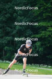 04.06.2023, Ruhpolding, Germany (GER): Niklas Hartweg (SUI) - Biathlon summer training, Ruhpolding (GER). www.nordicfocus.com. © Reiter/NordicFocus. Every downloaded picture is fee-liable.