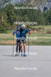 22.09.2023, Bessans, France (FRA): Eric Perrot - Biathlon training, Bessans (FRA). www.nordicfocus.com. © Authamayou/NordicFocus. Every downloaded picture is fee-liable.