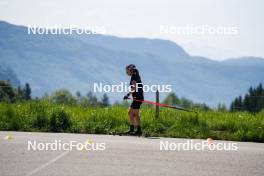 01.06.2023, La Feclaz, France (FRA): Caroline Colombo (FRA) - Biathlon summer training, La Feclaz (FRA). www.nordicfocus.com. © Joly/NordicFocus. Every downloaded picture is fee-liable.