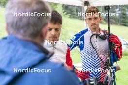 31.05.2023, Col Bayard, France (FRA): Fabien Claude (FRA) - Biathlon summer training, Col Bayard (FRA). www.nordicfocus.com. © Thibaut/NordicFocus. Every downloaded picture is fee-liable.