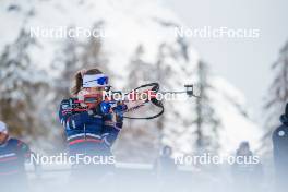 03.11.2023, Bessans, France (FRA): Gilonne Guigonnat (FRA) - Biathlon training, Bessans (FRA). www.nordicfocus.com. © Authamayou/NordicFocus. Every downloaded picture is fee-liable.