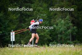 23 06.2023, Ruhpolding, Germany (GER)): Franziska Preuss (GER) - Biathlon summer training, Ruhpolding (GER). www.nordicfocus.com. © Reiter/NordicFocus. Every downloaded picture is fee-liable.