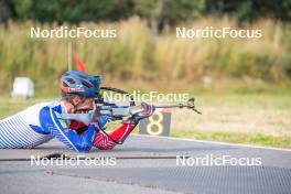 30.08.2023, Font-Romeu, France (FRA): Quentin Fillon-Maillet (FRA) - Biathlon training, Font-Romeu (FRA). www.nordicfocus.com. © Authamayou/NordicFocus. Every downloaded picture is fee-liable.