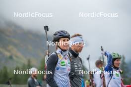 23.09.2023, Bessans, France (FRA): Chloé Chevalier (FRA) - Biathlon training, Bessans (FRA). www.nordicfocus.com. © Authamayou/NordicFocus. Every downloaded picture is fee-liable.