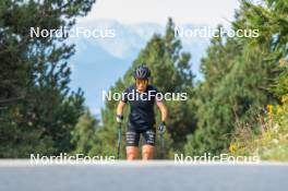 30.08.2023, Font-Romeu, France (FRA): Gilonne Guigonnat (FRA) - Biathlon training, Font-Romeu (FRA). www.nordicfocus.com. © Authamayou/NordicFocus. Every downloaded picture is fee-liable.