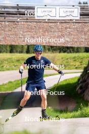 08.06.2023, Lavaze, Italy (ITA): Johannes Lukas (GER) - Biathlon summer training, Lavaze (ITA). www.nordicfocus.com. © Barbieri/NordicFocus. Every downloaded picture is fee-liable.