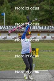 23.09.2023, Bessans, France (FRA): Lou Jeanmonnot (FRA) - Biathlon training, Bessans (FRA). www.nordicfocus.com. © Authamayou/NordicFocus. Every downloaded picture is fee-liable.