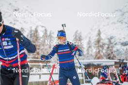 03.11.2023, Bessans, France (FRA): Antonin Guigonnat (FRA) - Biathlon training, Bessans (FRA). www.nordicfocus.com. © Authamayou/NordicFocus. Every downloaded picture is fee-liable.