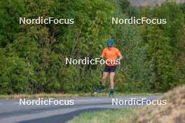 3.09.2023, Font-Romeu, France (FRA): Viktor Brandt - Biathlon training, Font-Romeu (FRA). www.nordicfocus.com. © Authamayou/NordicFocus. Every downloaded picture is fee-liable.