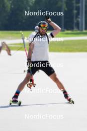 03.06.2023, Ruhpolding, Germany (GER): Dajan Danuser (SUI) - Biathlon summer training, Ruhpolding (GER). www.nordicfocus.com. © Reiter/NordicFocus. Every downloaded picture is fee-liable.