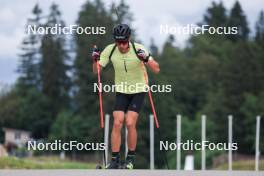 04.07.2023, Premanon, France (FRA): Quentin Fillon Maillet (FRA) - Biathlon summer training, La Premanon (FRA). www.nordicfocus.com. © Manzoni/NordicFocus. Every downloaded picture is fee-liable.