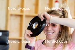 19.05.2023, Lenzerheide, Switzerland (SUI): Elisa Gasparin (SUI) - Biathlon summer training, Lenzerheide (SUI). www.nordicfocus.com. © Manzoni/NordicFocus. Every downloaded picture is fee-liable.