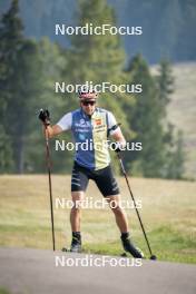 05.10.2023, Lavaze (ITA):  Philipp Nawrath (GER) - Biathlon summer training, Lavaze (ITA). www.nordicfocus.com. © Vanzetta/NordicFocus. Every downloaded picture is fee-liable.