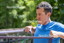 30.05.2023, Col Bayard, France (FRA): Quentin Fillon Maillet (FRA) - Biathlon summer training, Col Bayard (FRA). www.nordicfocus.com. © Thibaut/NordicFocus. Every downloaded picture is fee-liable.