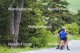 31.05.2023, Col Bayard, France (FRA): Quentin Fillon Maillet (FRA) - Biathlon summer training, Col Bayard (FRA). www.nordicfocus.com. © Thibaut/NordicFocus. Every downloaded picture is fee-liable.