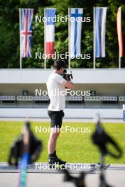 03.06.2023, Ruhpolding, Germany (GER): Niklas Hartweg (SUI) - Biathlon summer training, Ruhpolding (GER). www.nordicfocus.com. © Reiter/NordicFocus. Every downloaded picture is fee-liable.