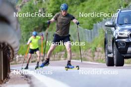 11.06.2023, Lavaze, Italy (ITA): Sebastian Samuelsson (SWE) - Biathlon summer training, Lavaze (ITA). www.nordicfocus.com. © Barbieri/NordicFocus. Every downloaded picture is fee-liable.