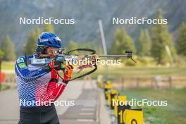 23.09.2023, Bessans, France (FRA): Oscar Lombardot (FRA) - Biathlon training, Bessans (FRA). www.nordicfocus.com. © Authamayou/NordicFocus. Every downloaded picture is fee-liable.
