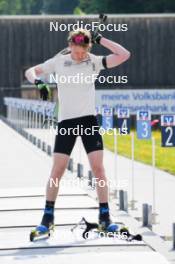 04.06.2023, Ruhpolding, Germany (GER): Sebastian Stalder (SUI) - Biathlon summer training, Ruhpolding (GER). www.nordicfocus.com. © Reiter/NordicFocus. Every downloaded picture is fee-liable.